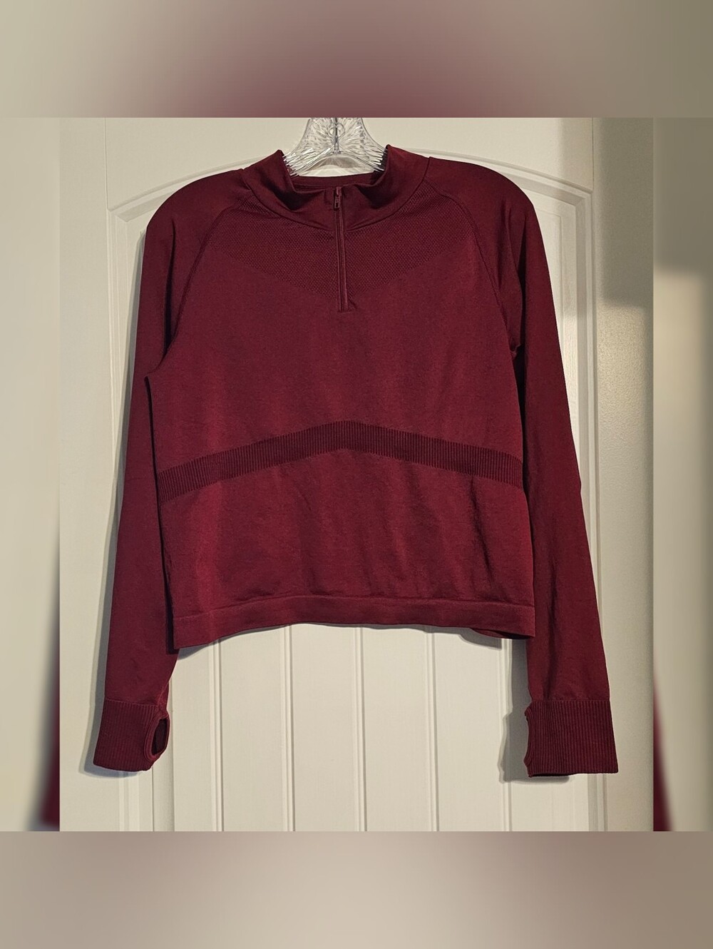 PINK Active Long Sleeve Quarter Zip Pullover